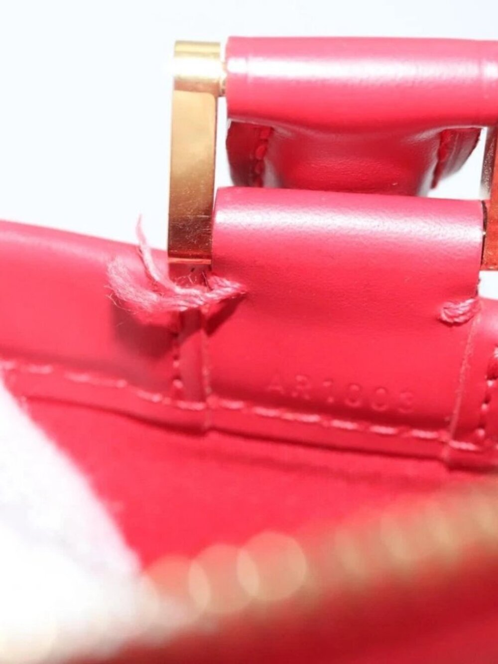 LOUIS VUITTON Epi Danura PM Hand Bag 2way Red M5891E LV - Picture 15 of 16